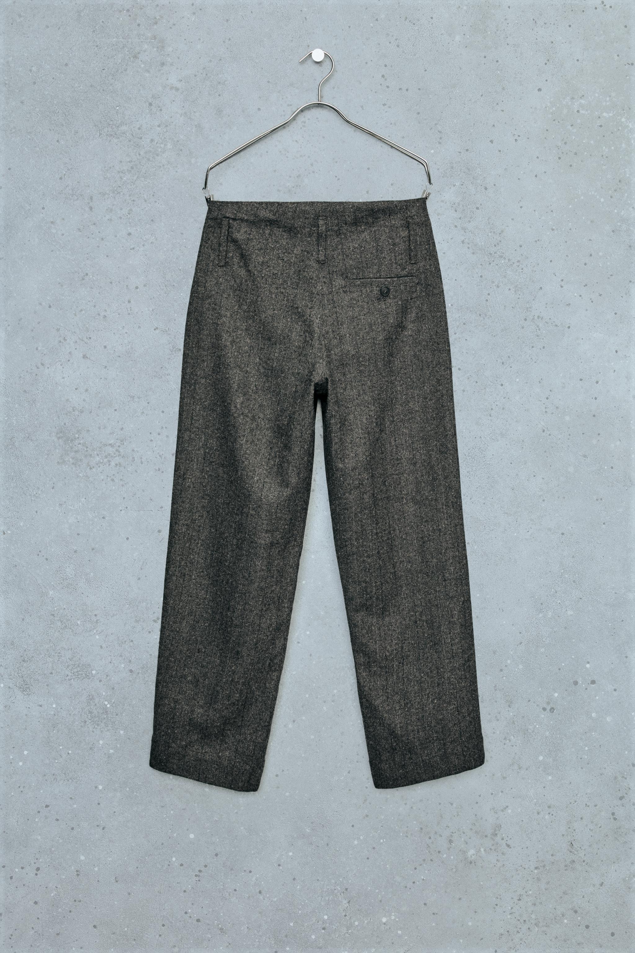 STORIESZ - PANTALON DE COSTUME RAYURES AVEC LAINE