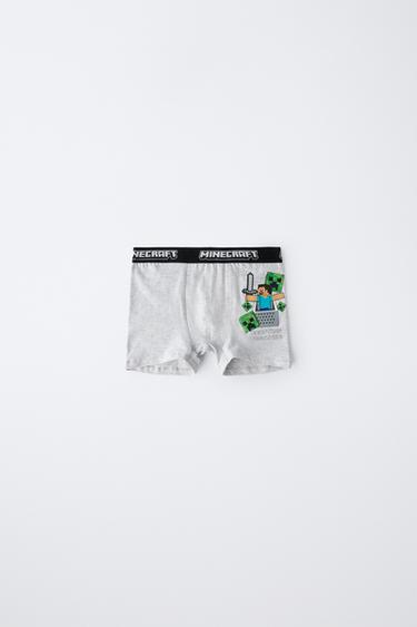 6-14 ANS/ LOT DE DEUX BOXERS MINECRAFT © MOJANG AB. ™ - Gris chiné de Zara - Image 2