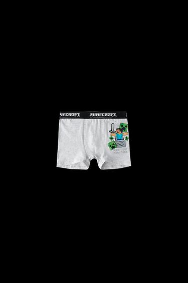 6–14 JAHRE/ 2ER-PACK BOXERSHORTS MINECRAFT © MOJANG AB. ™ - Grau meliert von Zara