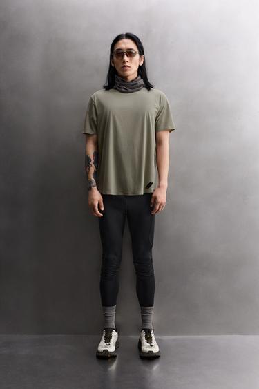 Zara COMBINATION TECHNICAL RUNNING T-SHIRT - Anthracite grey - Image 0