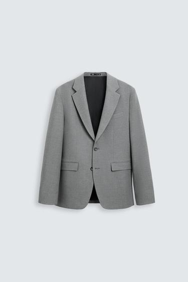 BLAZER ESTRUCTURA - Gris de Zara