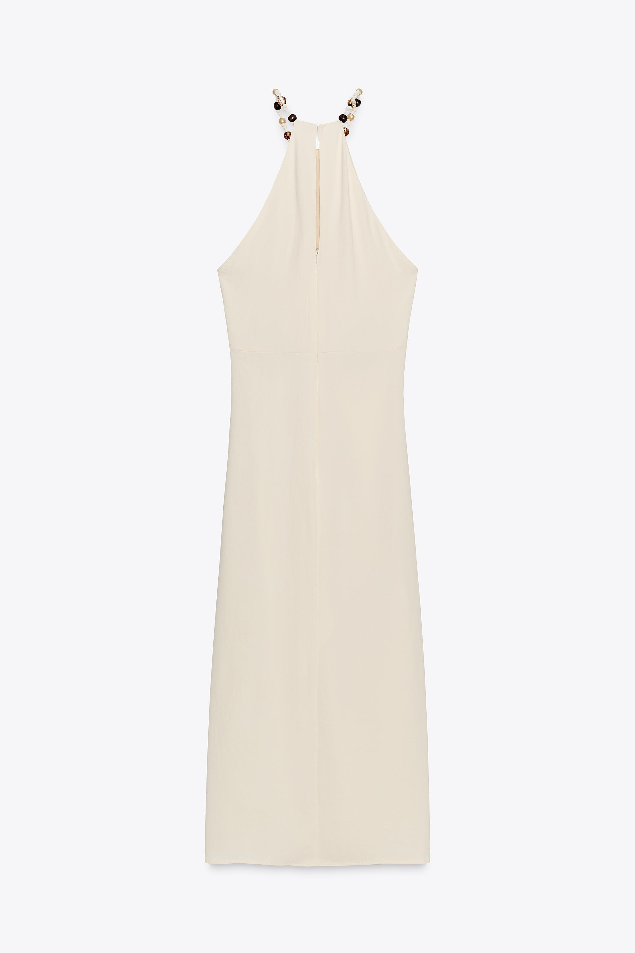 ROBE MIDI AJOURÉE NŒUD