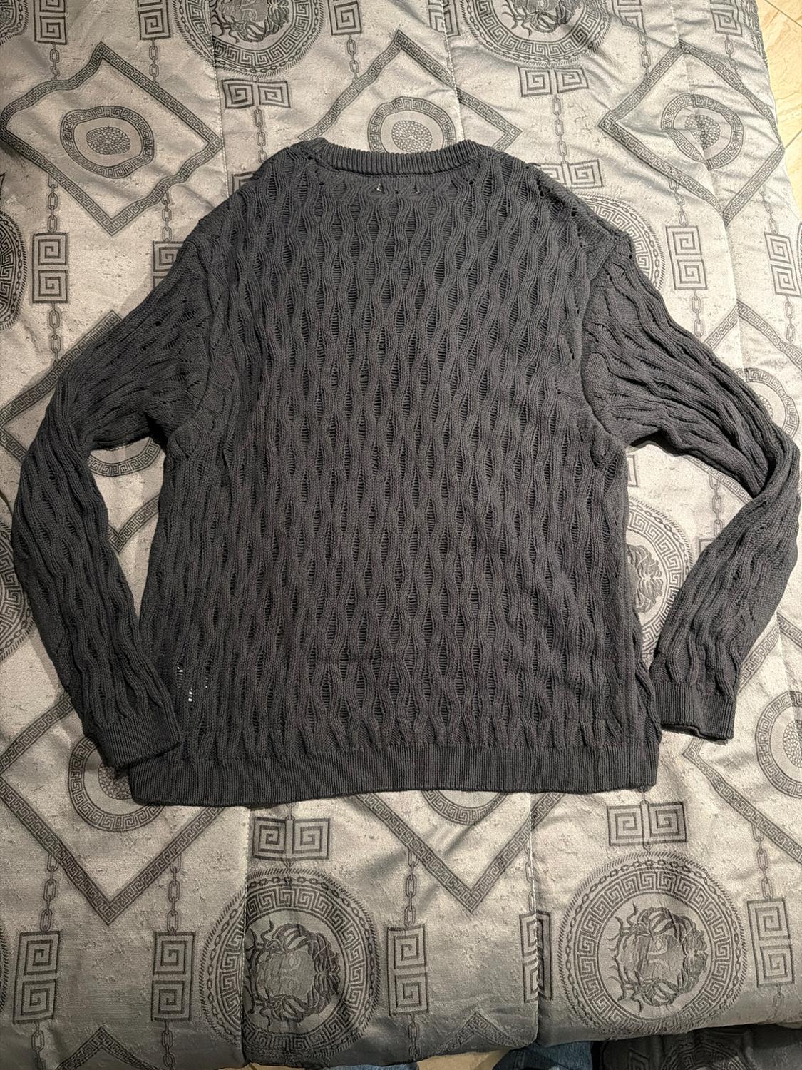 TEXTURED OPEN-KNIT SWEATER - Image 2