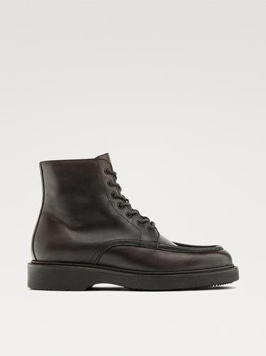 Bota napa bordón - Marrón de Zara