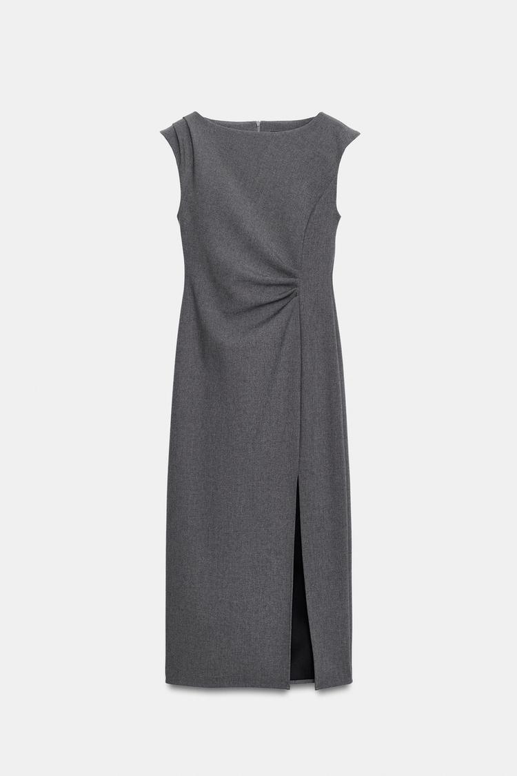 SLEEVELESS MIDI DRESS