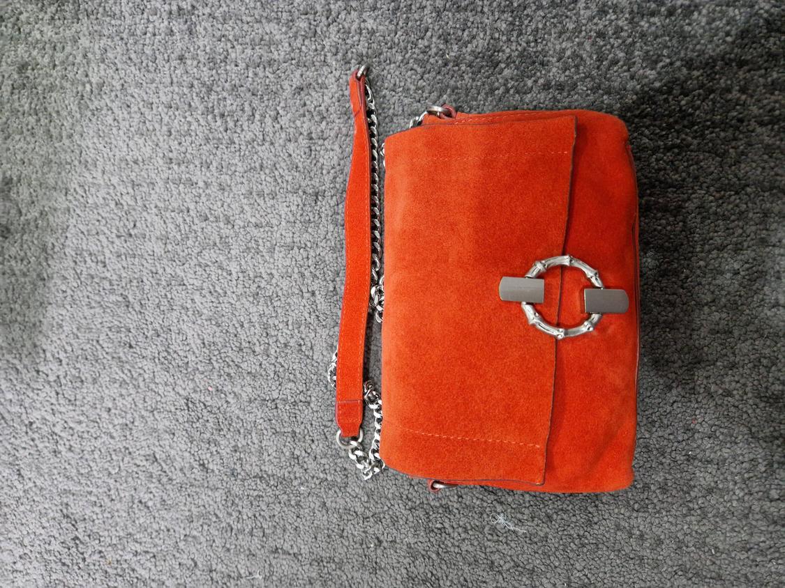 MINI SPLIT SUEDE CROSSBODY BAG - Image 2