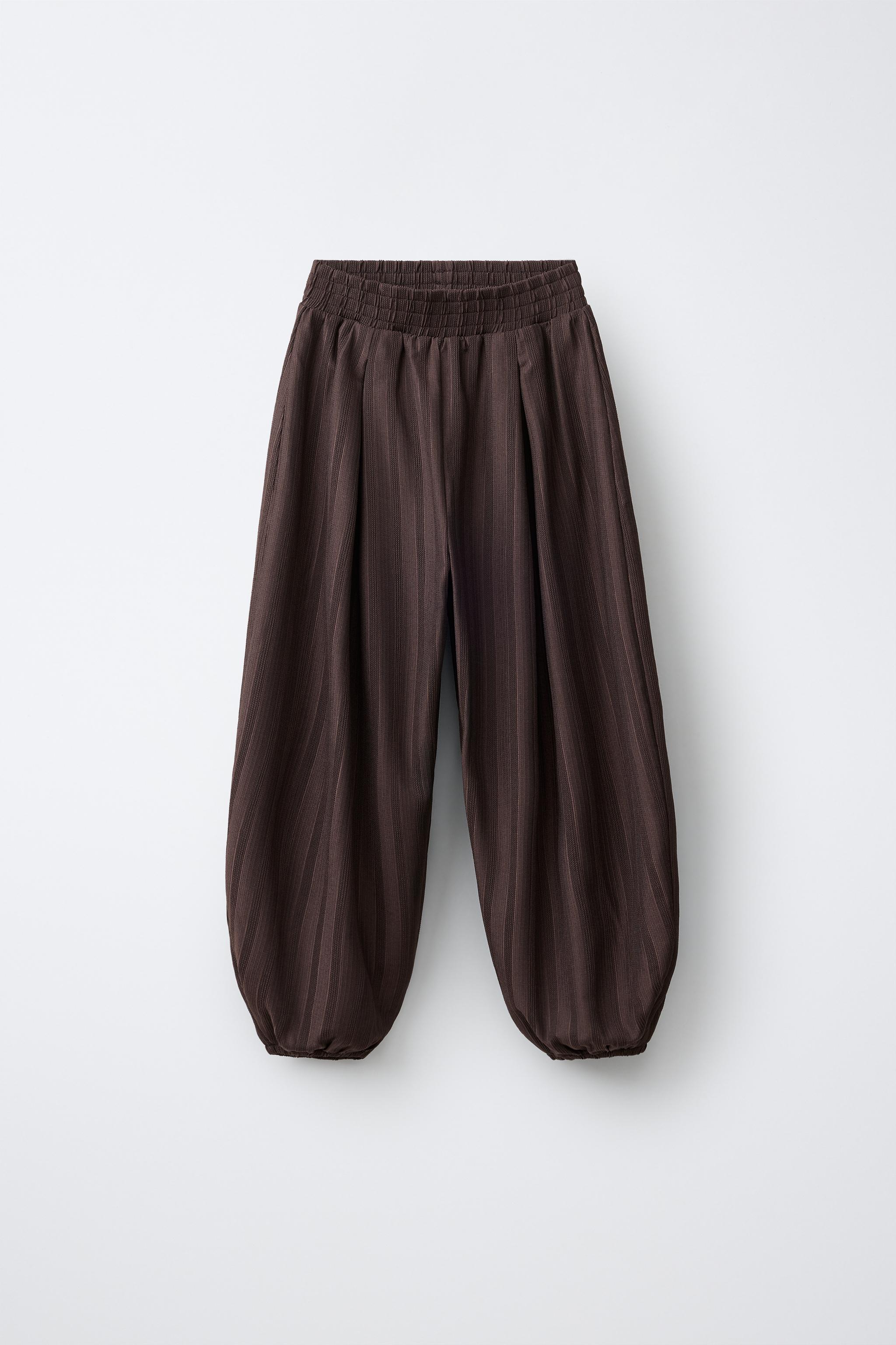 Детские брюки Zara TEXTURED BLOOMER PANTS