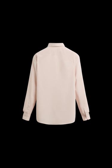 Zara STRETCH SHIRT - Pastel pink