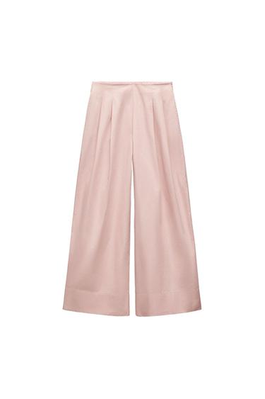 PANTALÓN ANCHO POPELÍN ZW COLLECTION