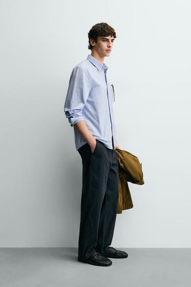 CHEMISE STRUCTURÉE OXFORD - 981 de Zara - Image 3