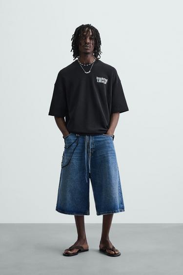 MOLETOM COM ESTAMPAS GRÁFICAS - Preto da Zara - Imagem 0