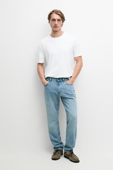 Zara 100% Cotton Short-Sleeve T-Shirt - White - Image 0