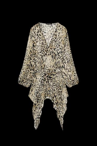 TOP MIT ANIMALPRINT ZW COLLECTION - Leopardenprint von Zara