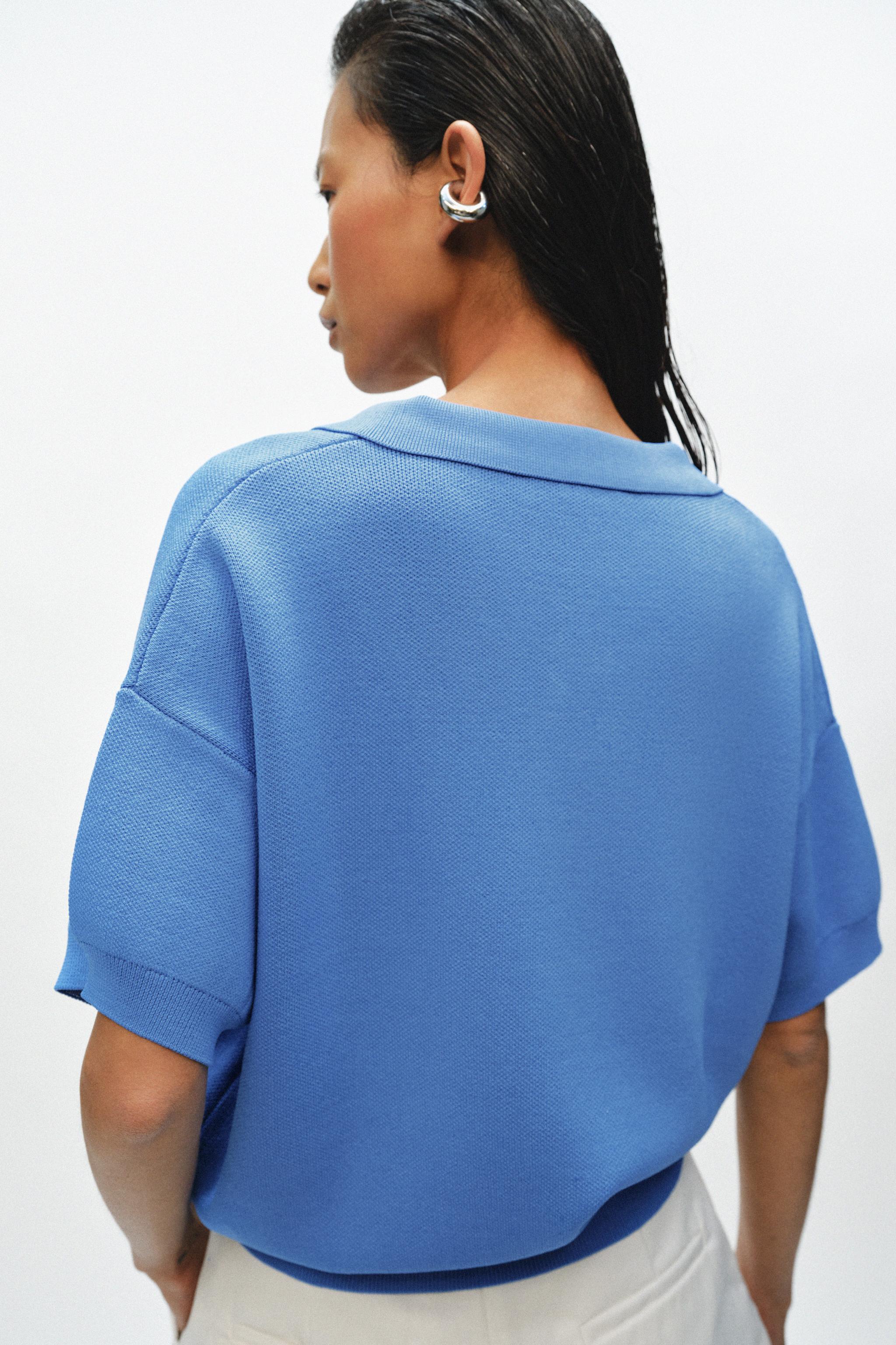 SHORT SLEEVE KNIT POLO SHIRT