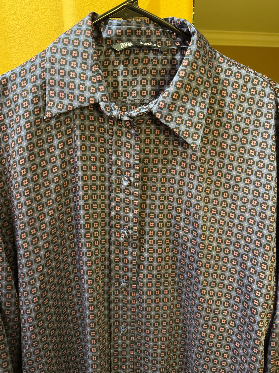 GEOMETRIC PRINT SHIRT - Image 2
