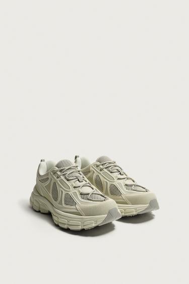 CHUNKY SOLE SNEAKERS — White 2