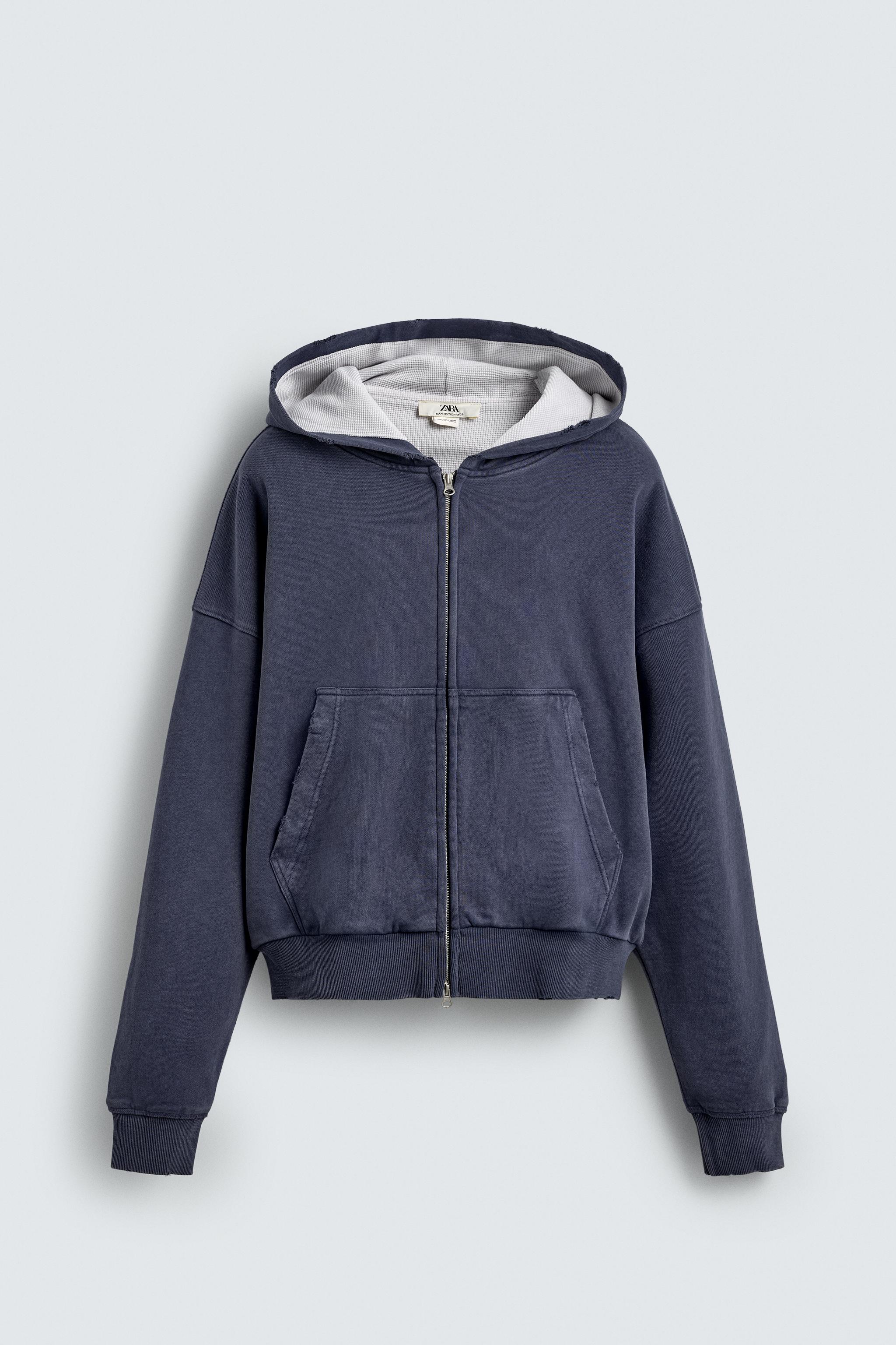 SWEAT BIMATIÈRE WAFFLE À CAPUCHE