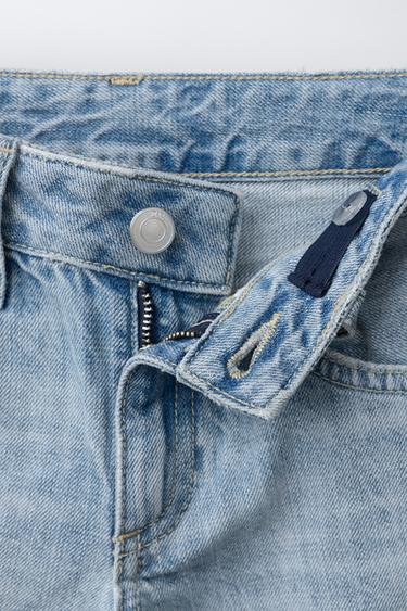 STRAIGHT-LEG JEANS - Light blue by Zara - Image 2