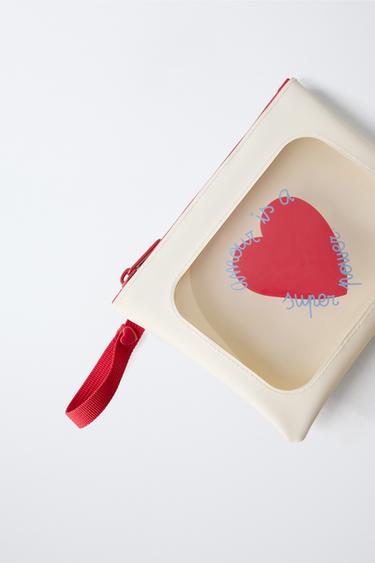 VALENTINE'S TOILETRY BAG - Ecru White by Zara - Image 2