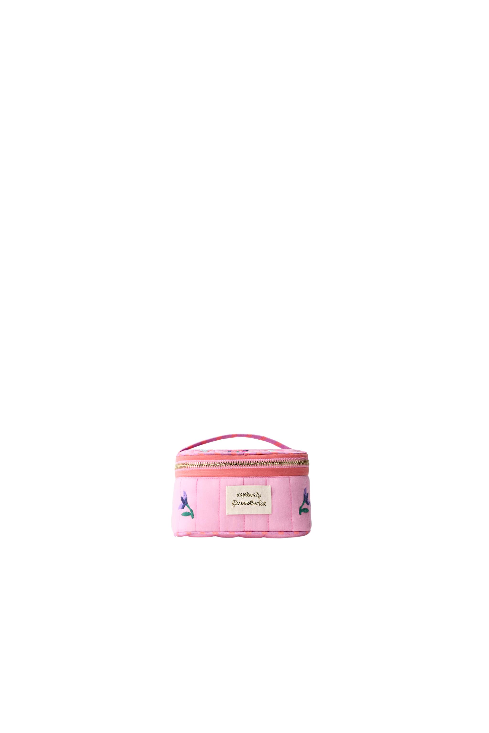 EMBROIDERED FLORAL JEWELRY BOX - Pink | ZARA United States