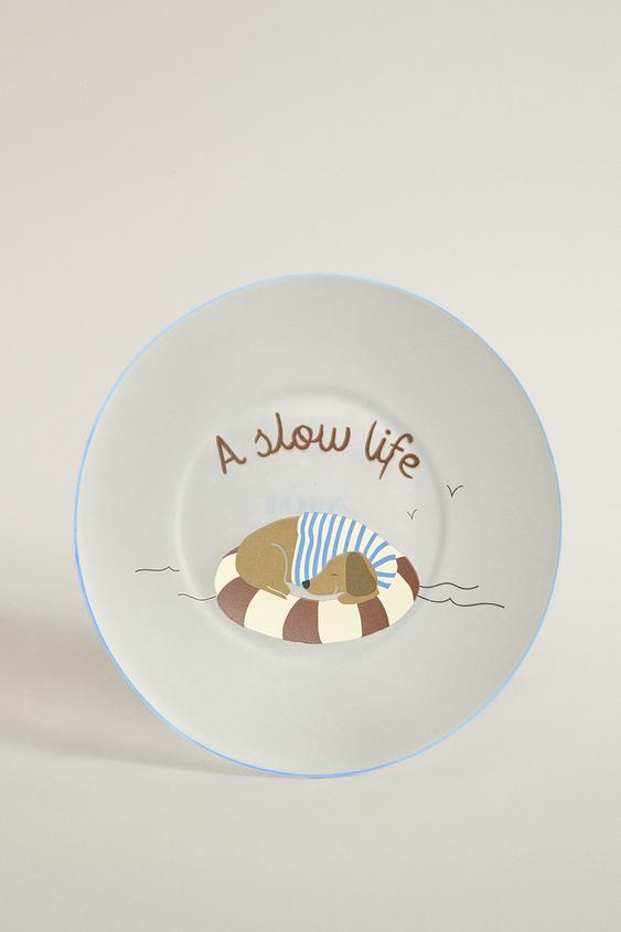 Zara CHILDREN'S DOG BATHROOM SOAP DISH - 藍色 - 圖片 0