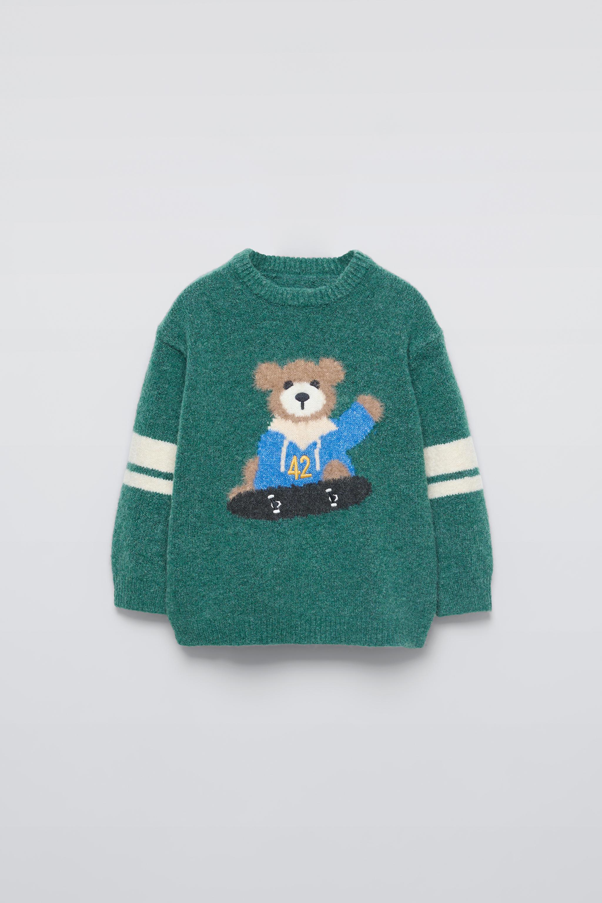 Polo bear knit sweater best sale