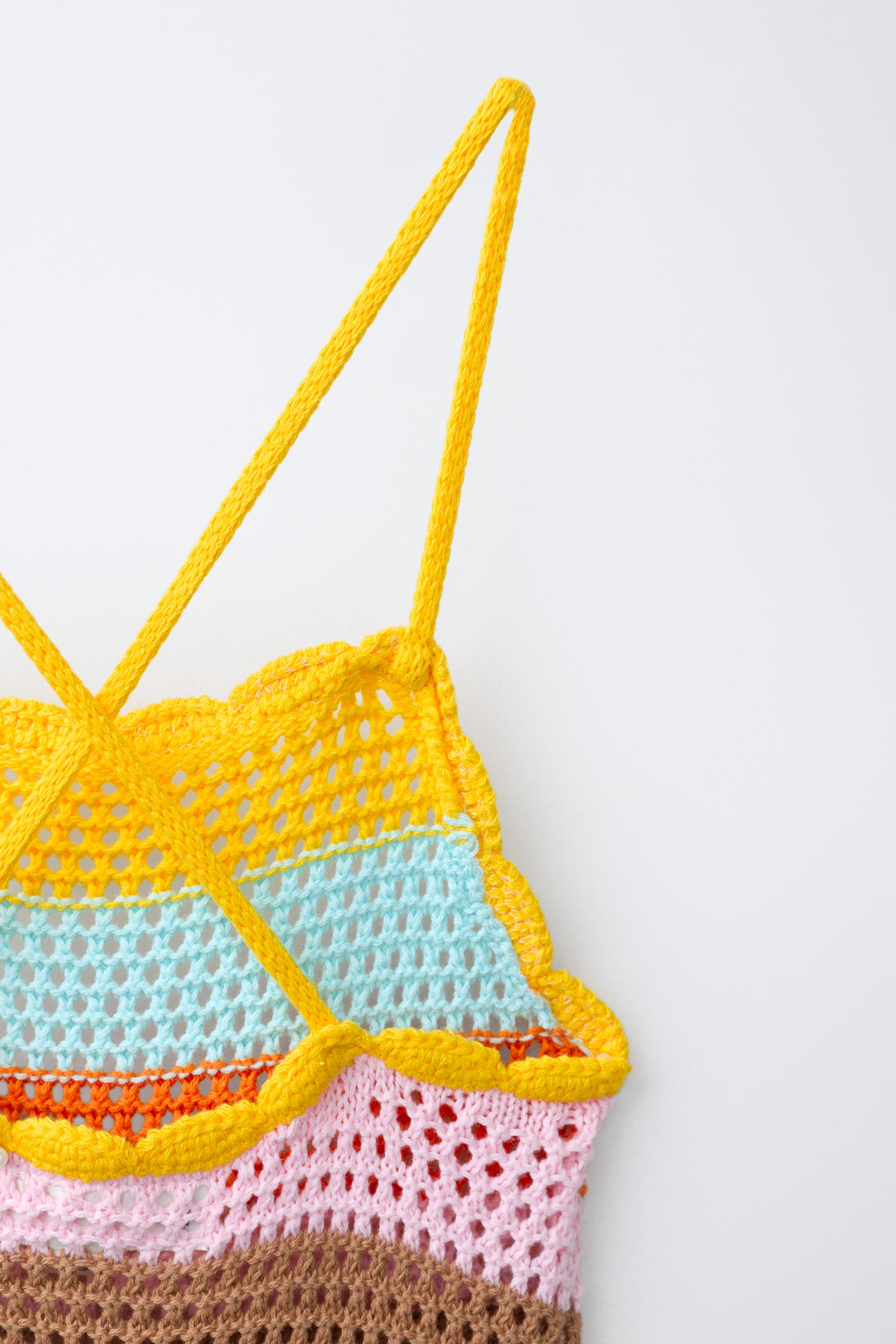 CROCHET KNIT DRESS