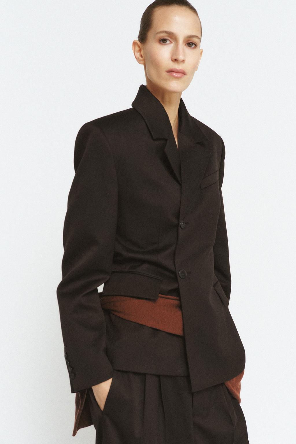 ZW COLLECTION DOUBLE BREASTED BLAZER