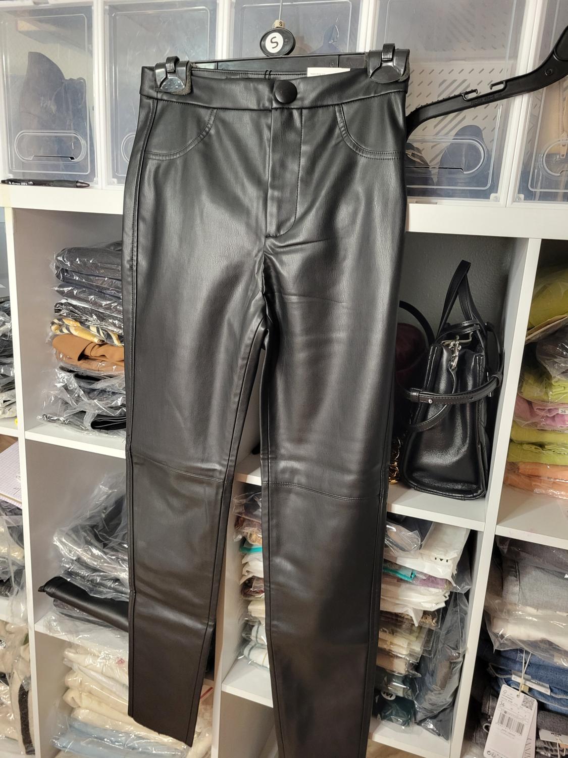 FAUX LEATHER LEGGINGS
