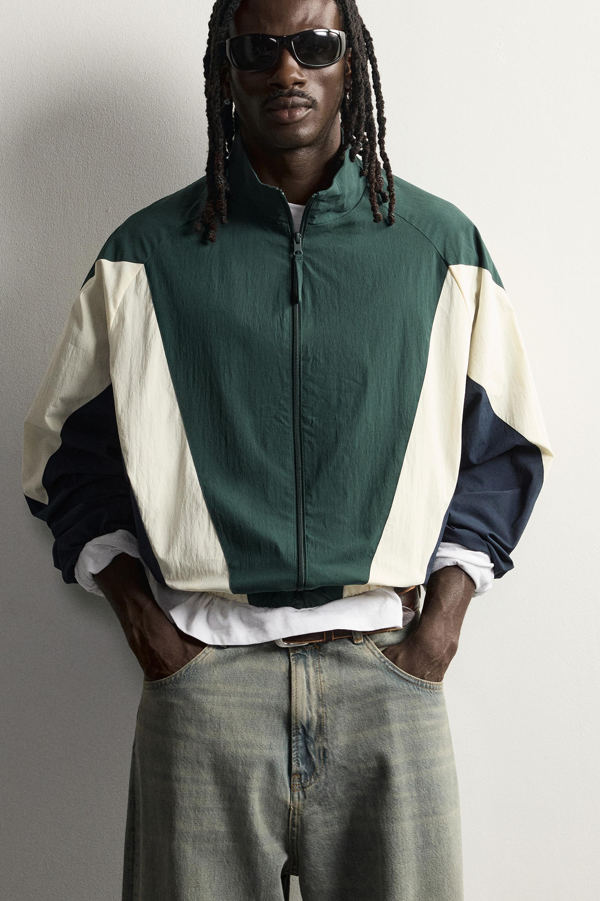Мужские куртки Zara COLORBLOCK TECHNICAL JACKET — фото 7