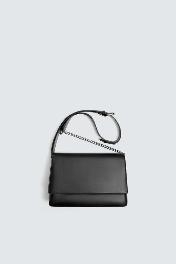 SAC BANDOULI??RE CHA??NE - Noir | ZARA France