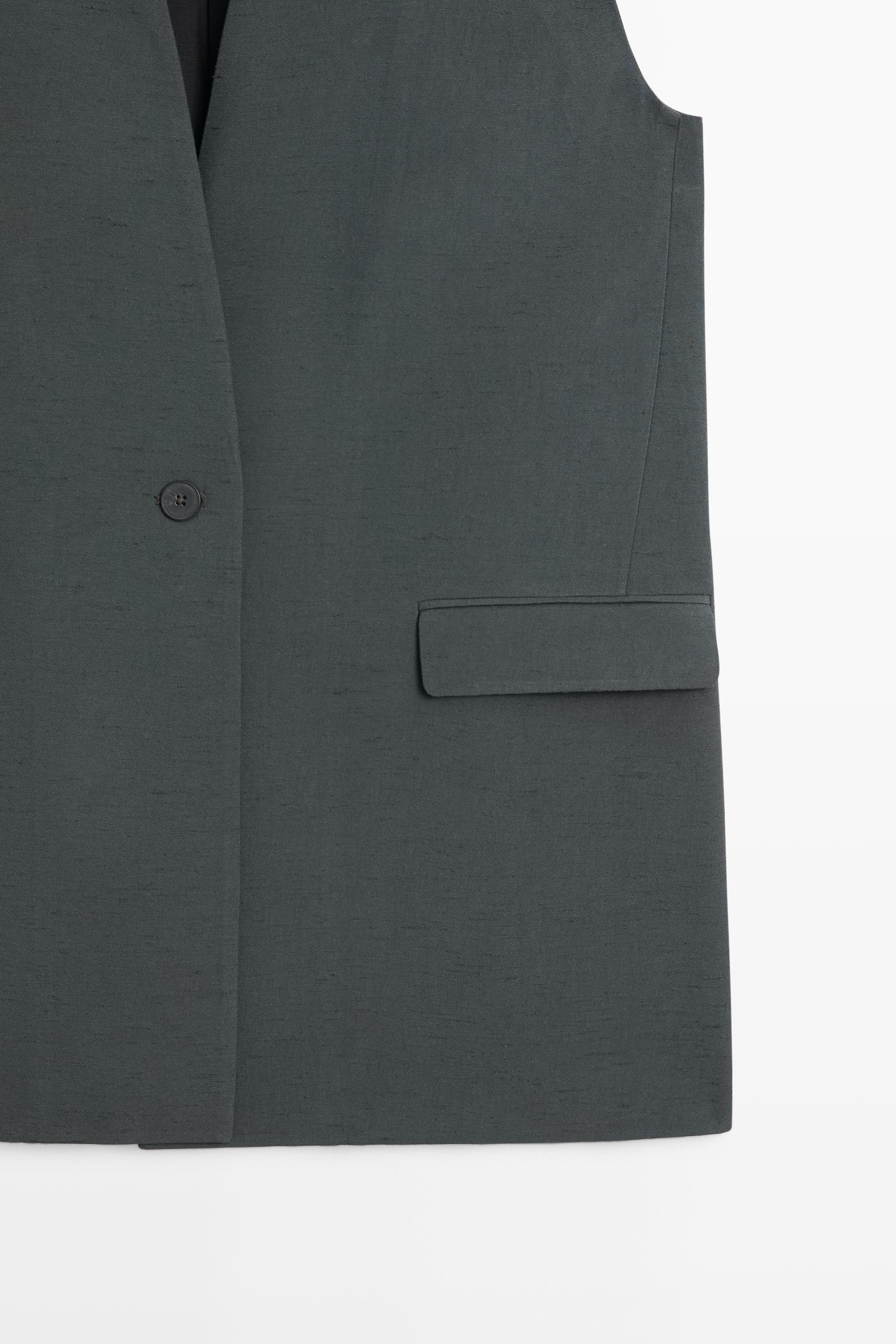 Veste sans manches col en V total look - STUDIO