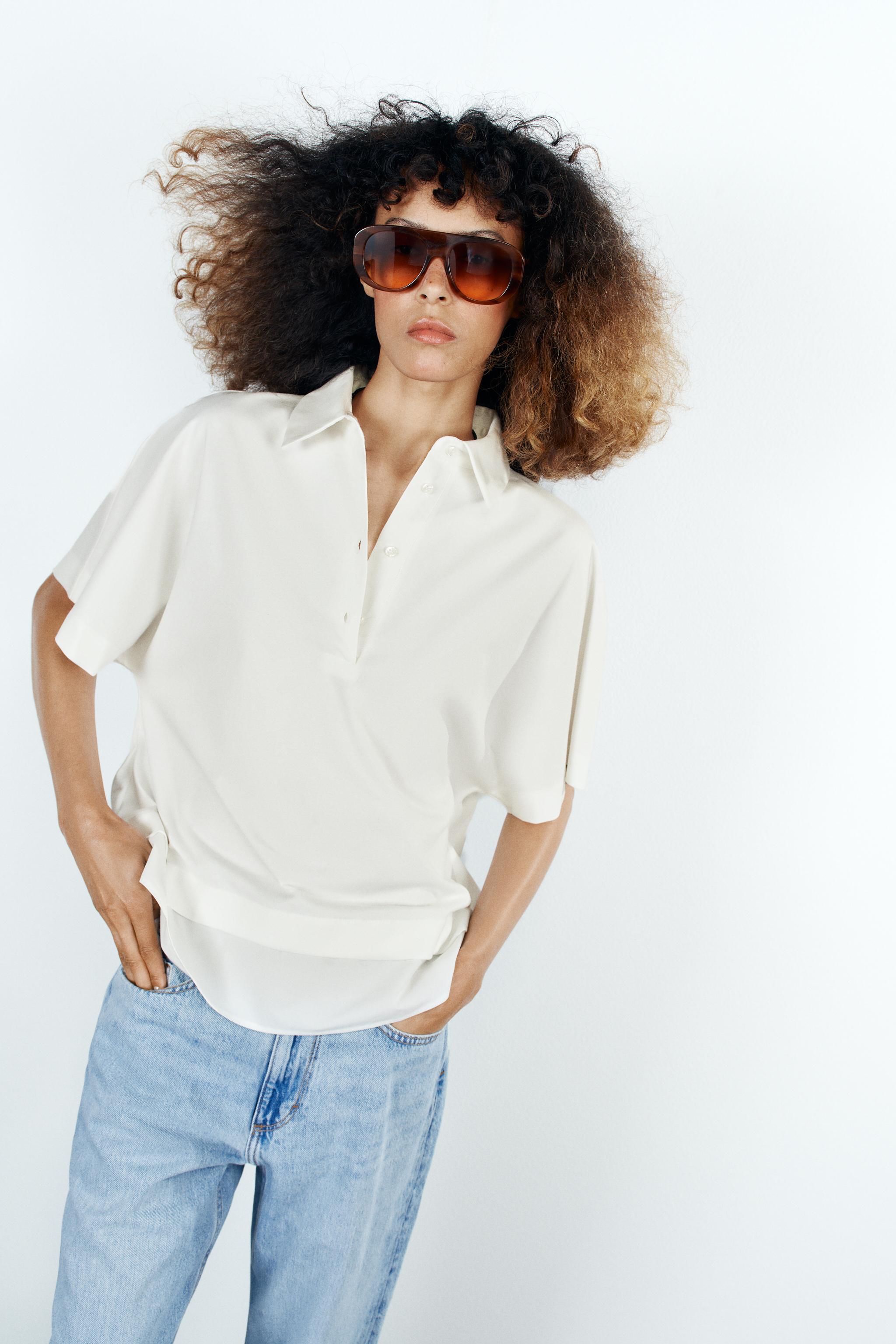 COMBINED COTTON T-SHIRT — White