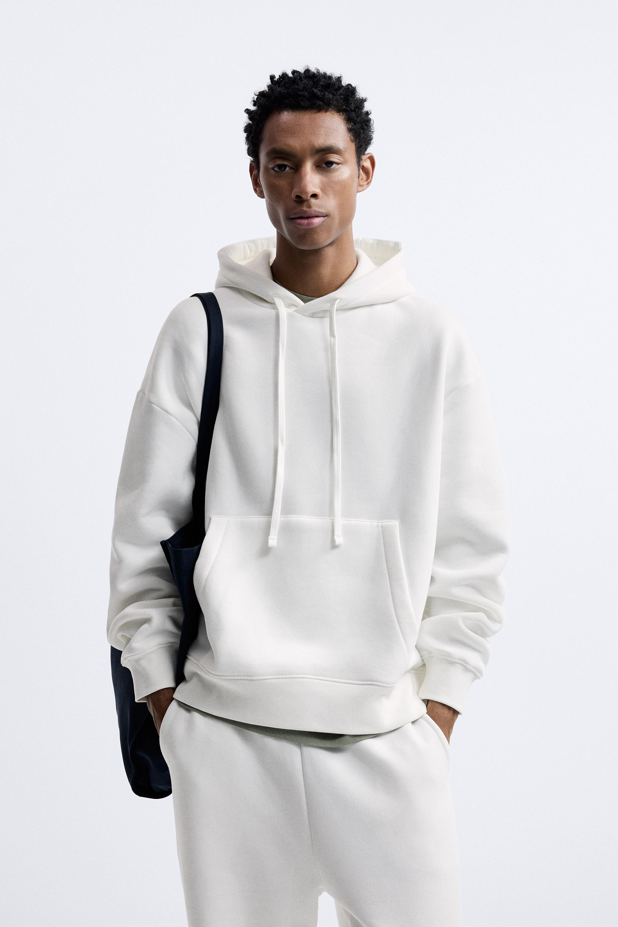 Zara hot sale white hoodie