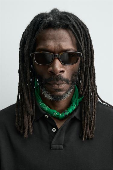 BANDANA ESTAMPADO PAISLEY AARON LEVINE X ZARA - Verde de Zara - Imagen 0