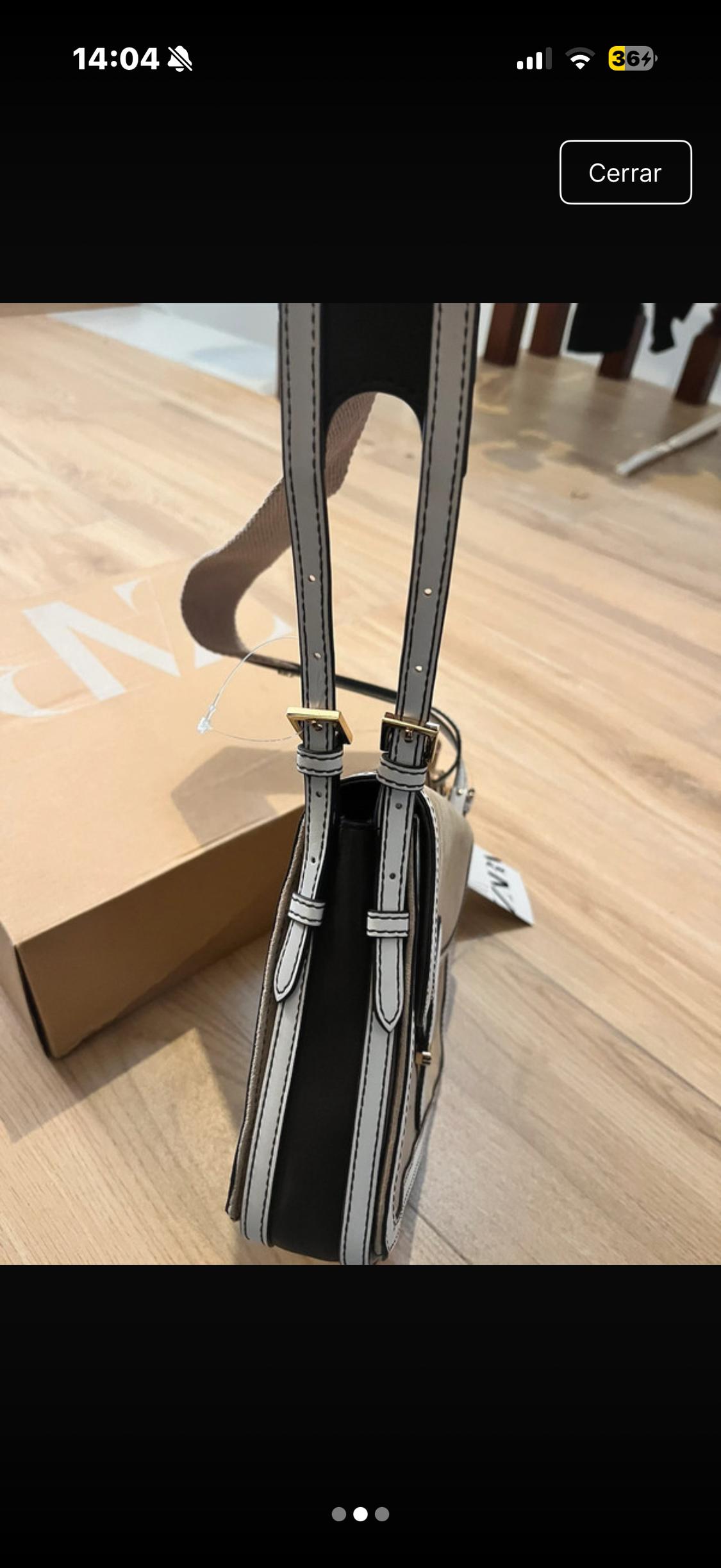 SPLIT SUEDE MIDI CROSSBODY BAG - Image 2