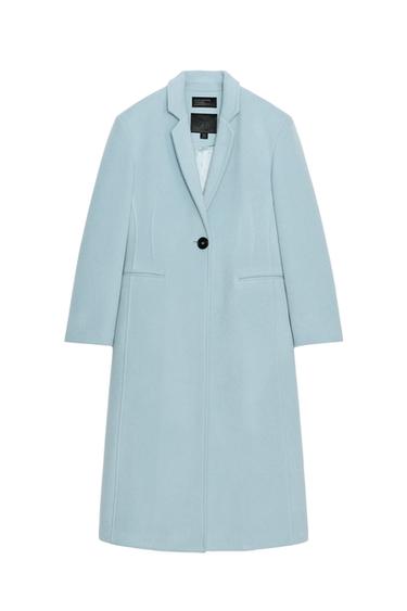 FITTED WOOL BLEND COAT ZW COLLECTION