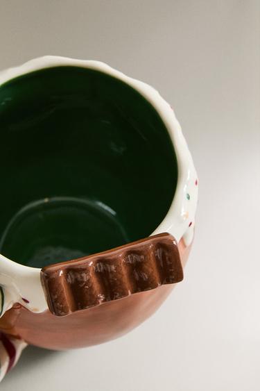 TASSE EN CÉRAMIQUE ENFANT CHOCOLAT NOËL - Multicolore de Zara - Image 3