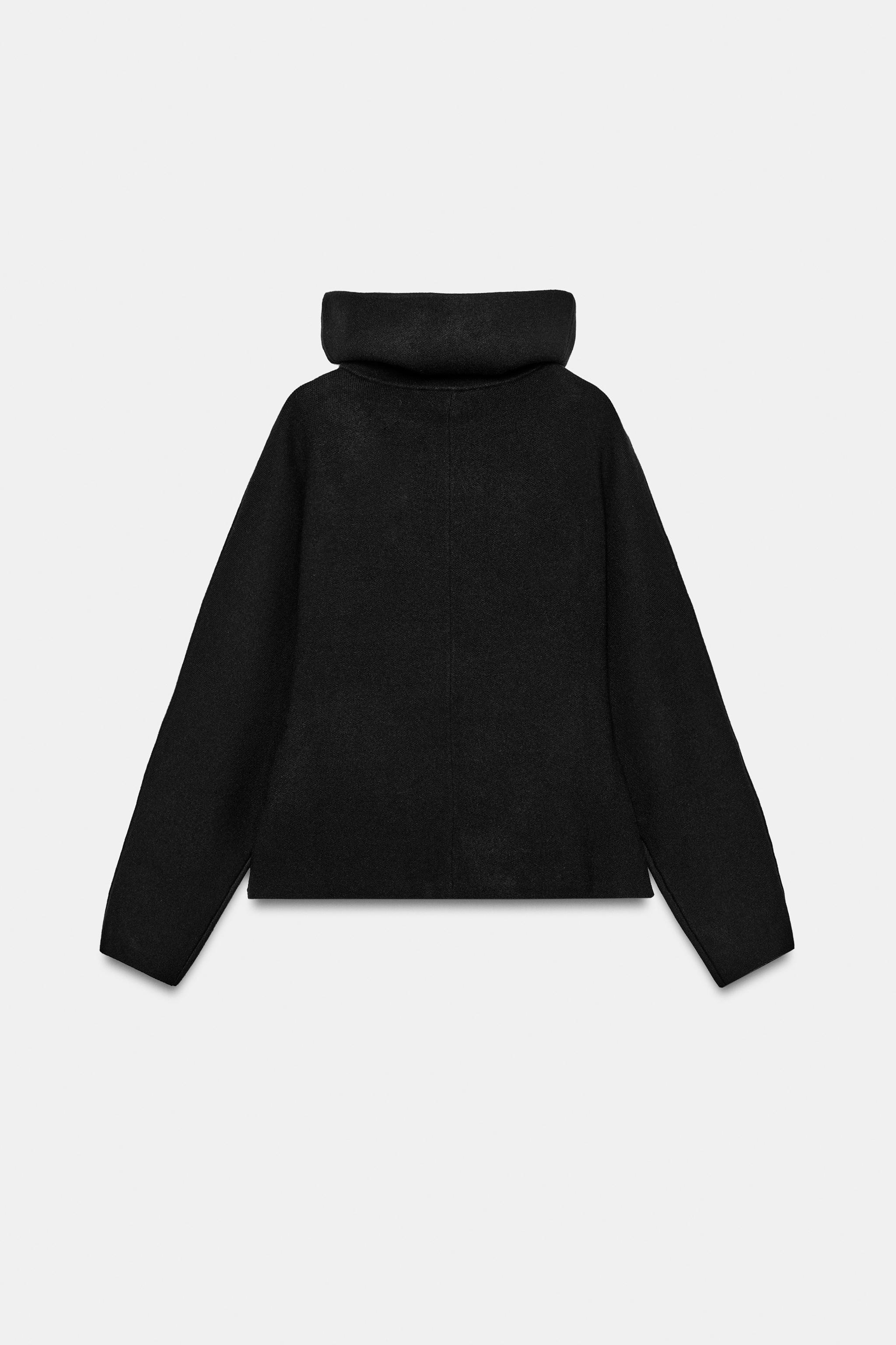HIGH-NECK CARDIGAN
