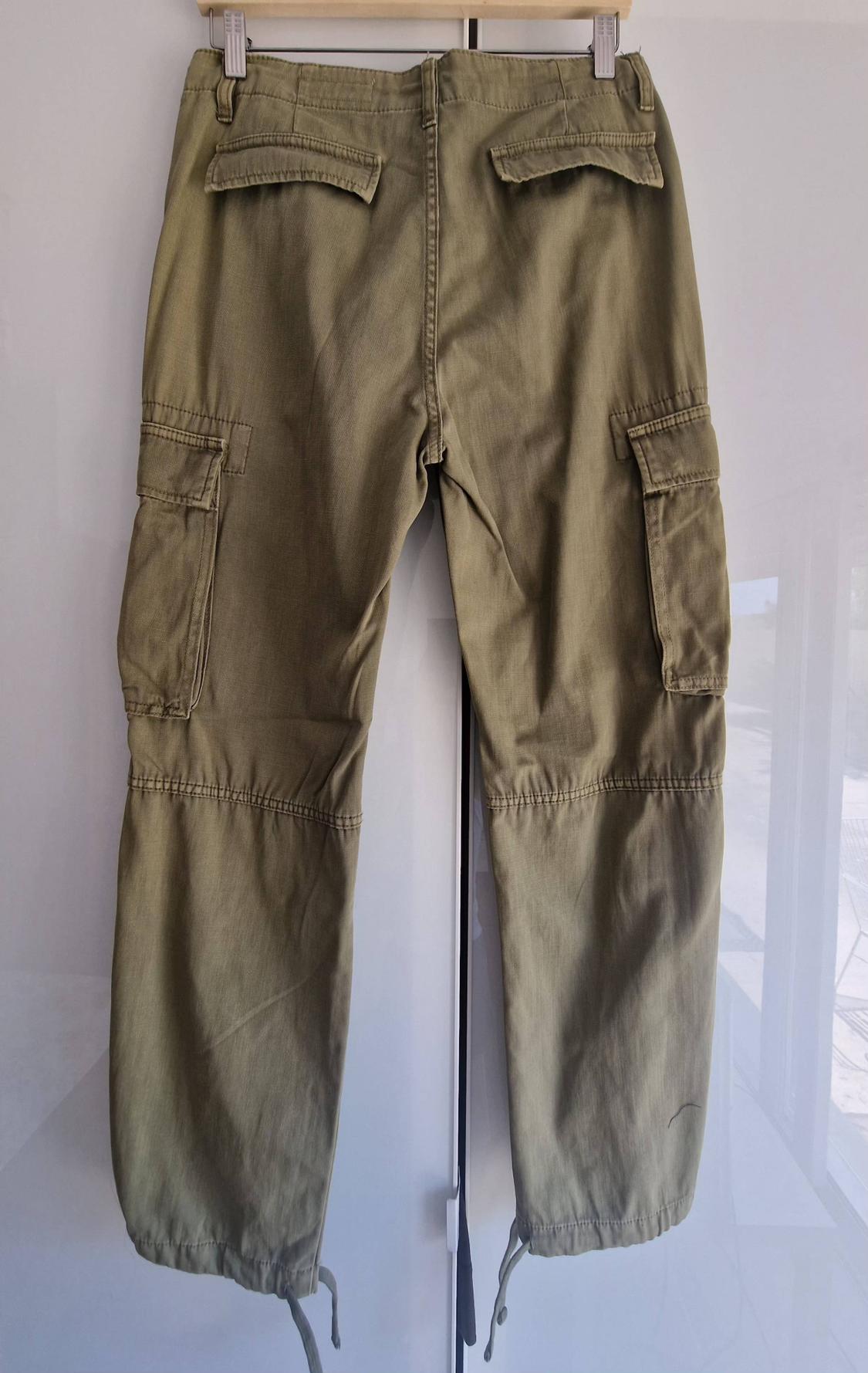 ZW COLLECTION SLIM FIT CARGO TROUSERS - Image 3