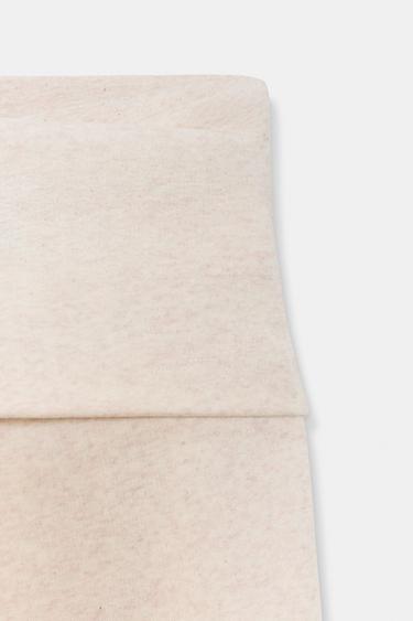 PANTALÓN CINTURA VUELTA - Beige vigoré de Zara