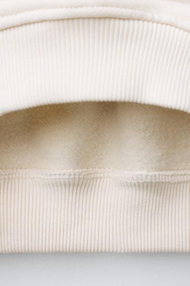 SWEAT POLO CANARD BRODÉ - Écru de Zara - Image 3