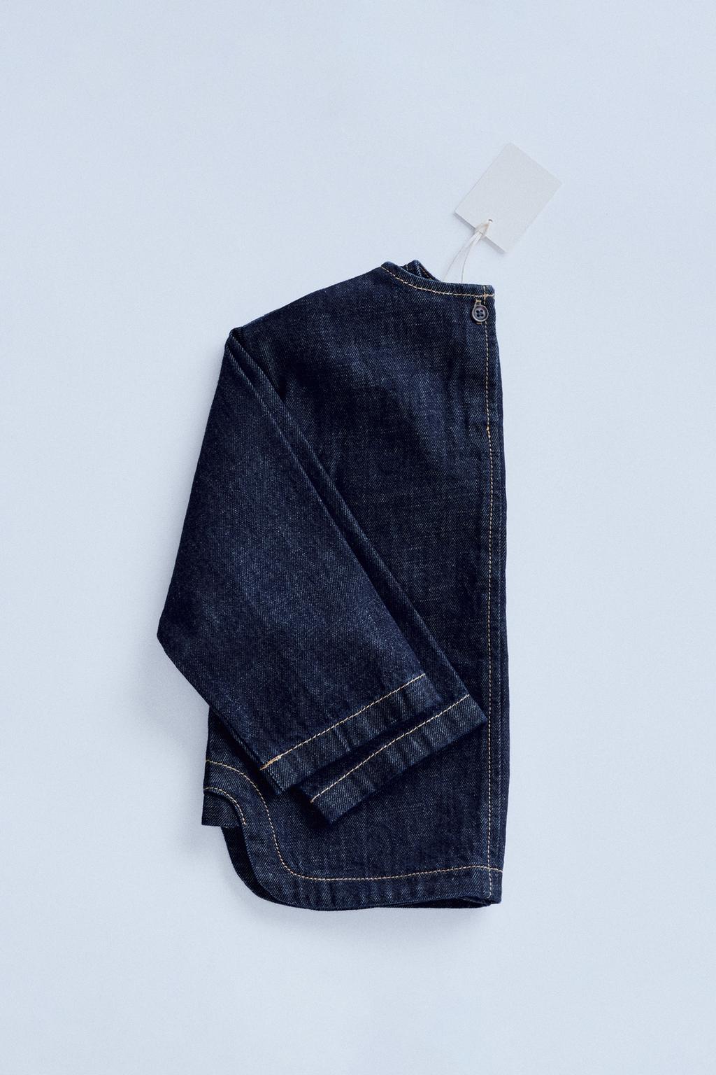 Thumbnail image for ZARA TIMELESS - قميص DENIM بغرز راجعة