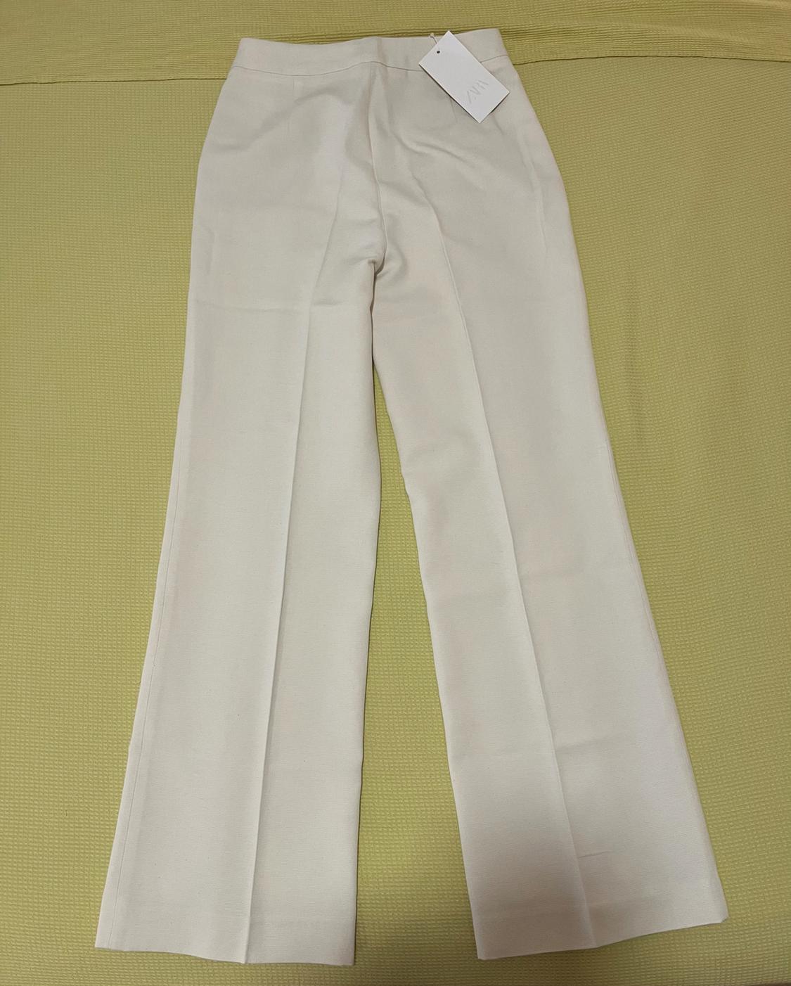 HIGH-WAIST SEAMED TROUSERS - Image 2