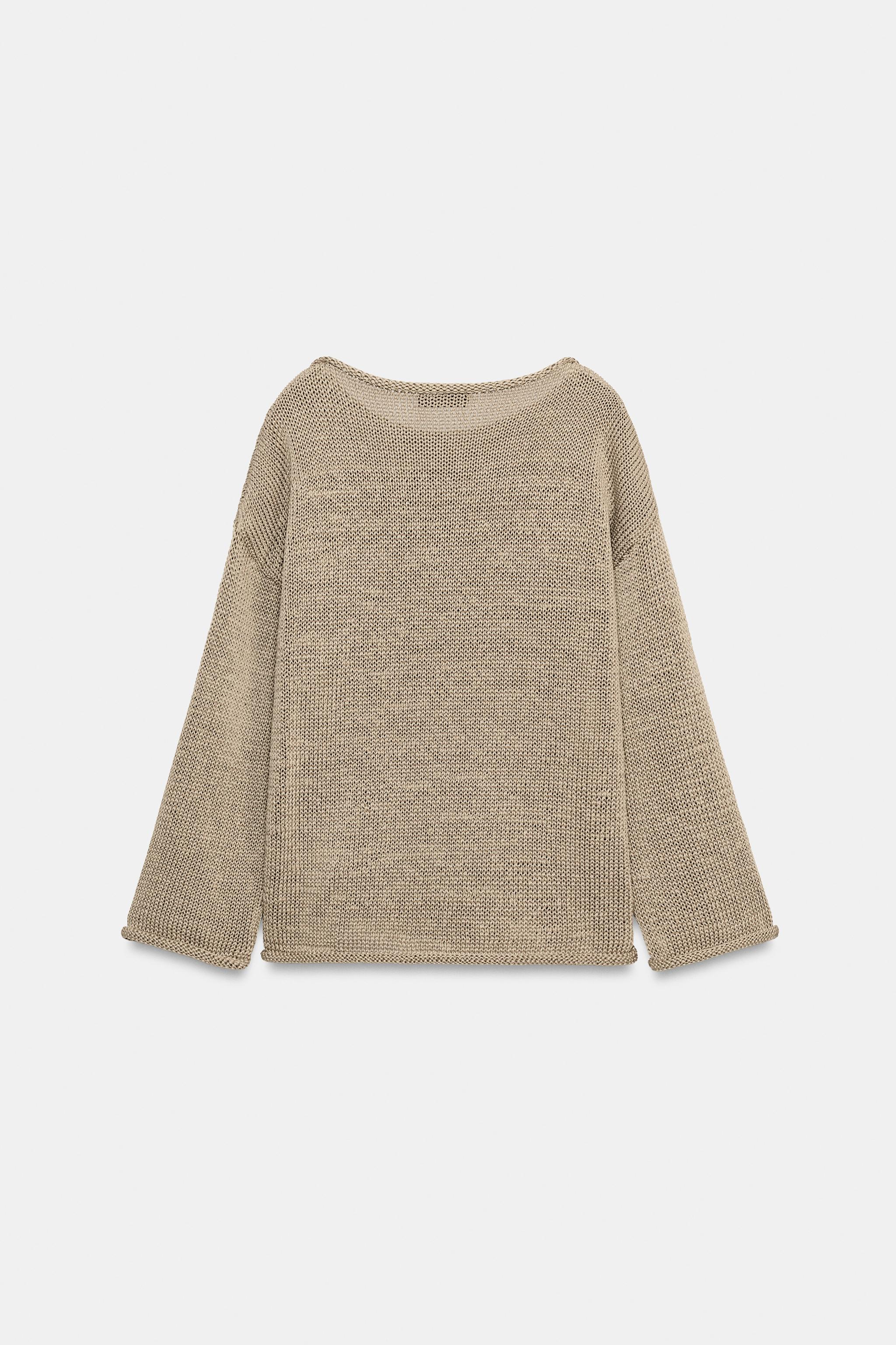 PULL EN MAILLE COL BATEAU
