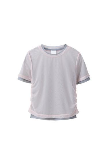 CAMISETA DOBLE BALLET - Rosa de Zara