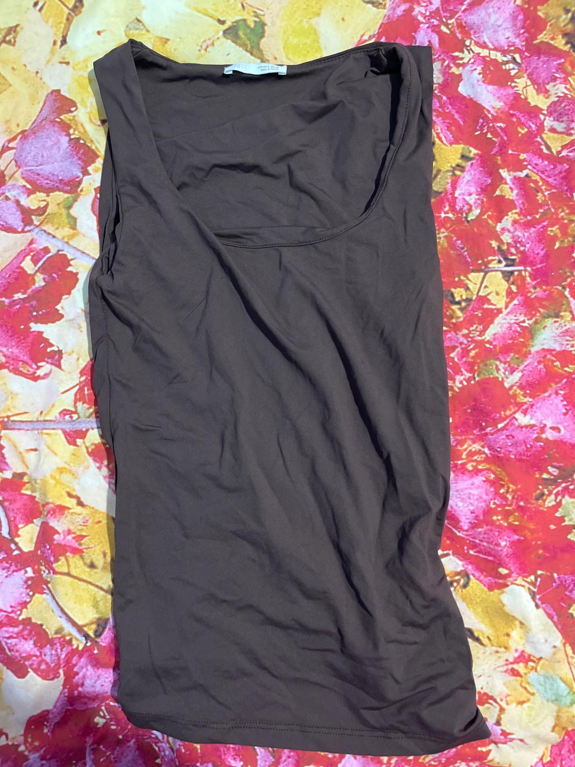 POLYAMIDE TOP WITH WIDE STRAPS - Image 2