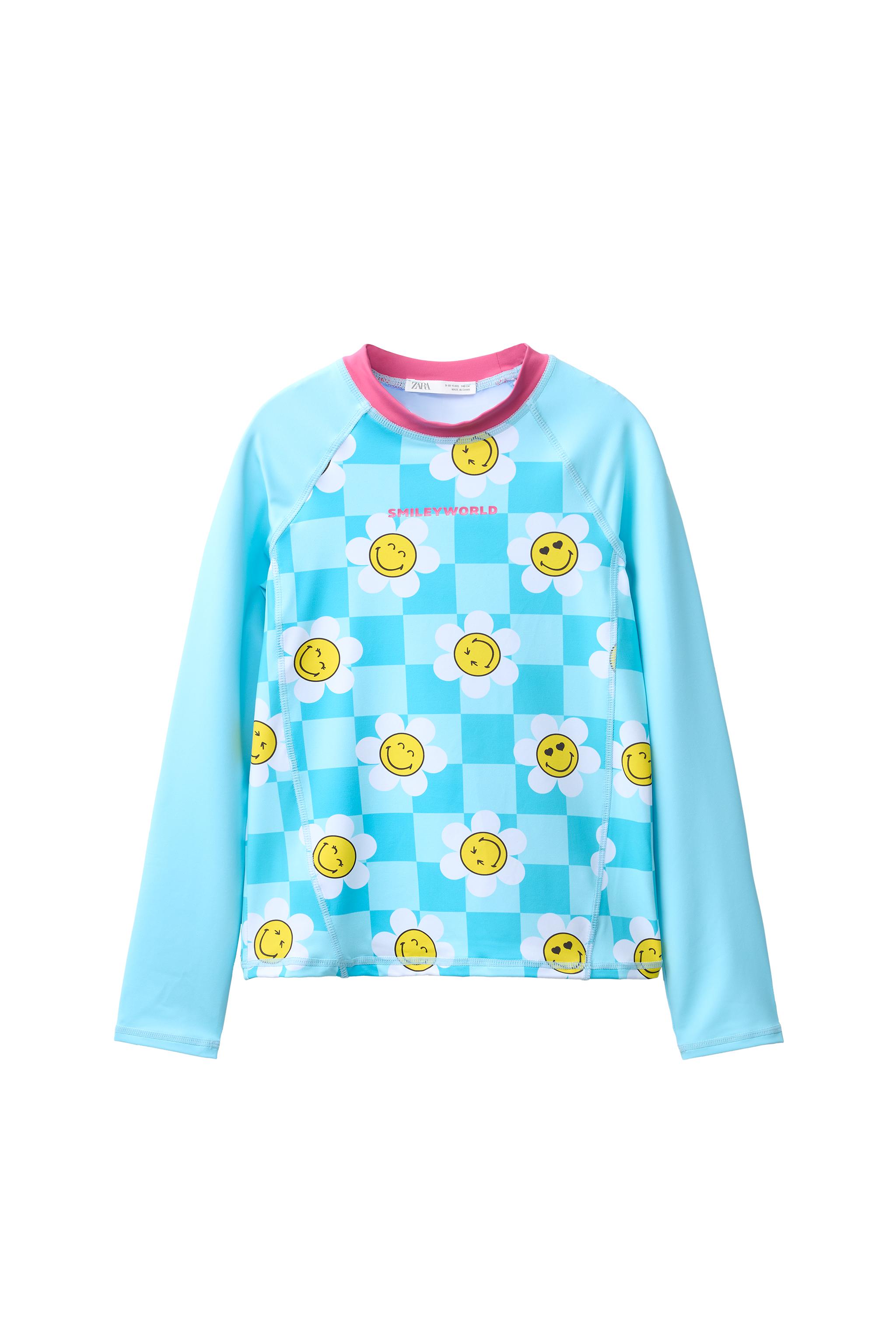 SMILEYWORLD® スイミングTシャツ - ターコイズブルー | ZARA Japan / 日本