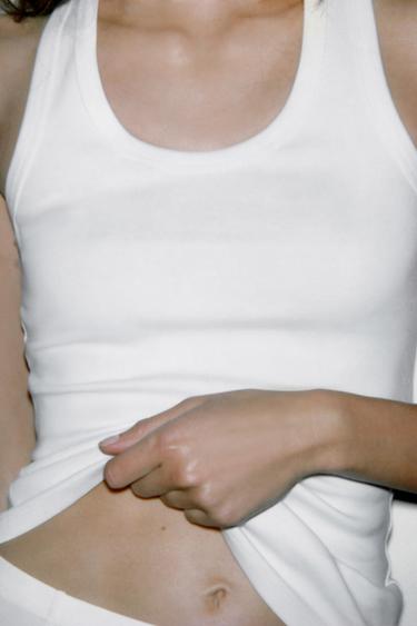 SUPIMA® COTTON TOP - White by Zara - Image 3