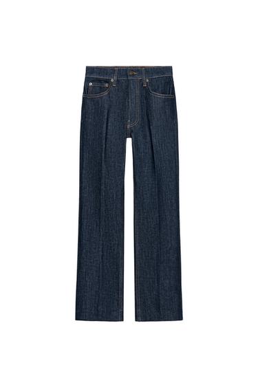 JEANS ZW COLLECTION BOOTCUT TIRO MEDIO - Azul de Zara